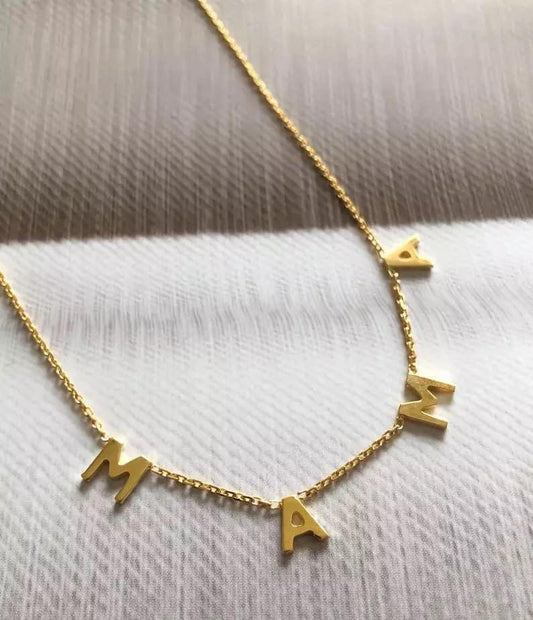 MAMA LETTER NECKLACE