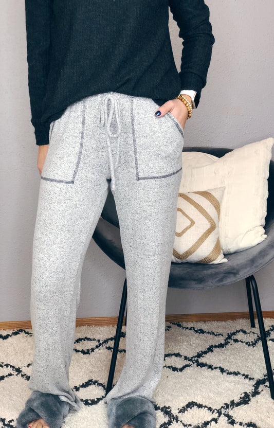 SOFT BRUSHED LOUNGE PANT
