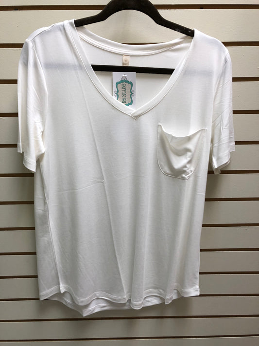 V NECK TEE