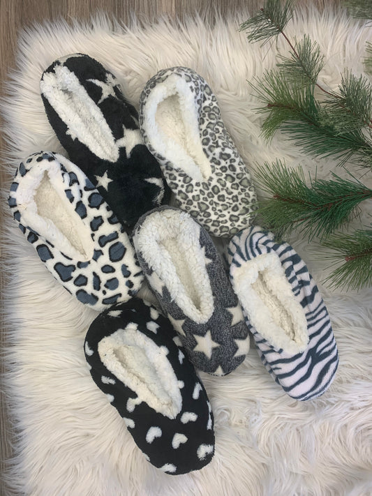 {BF} FUZZY SLIPPER SOCK