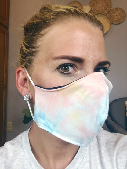 LEOPARD and TIE DYE MASK