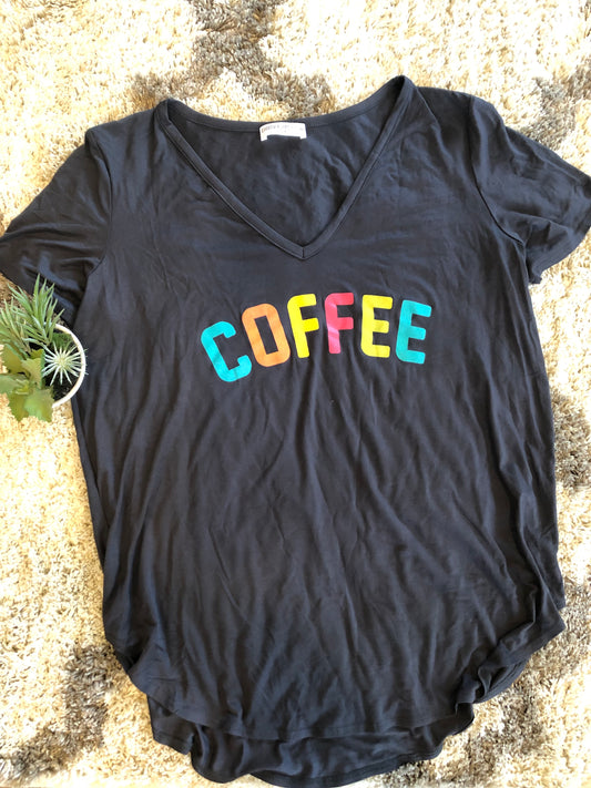 COFFEE TEE {EXTENDED SIZE}