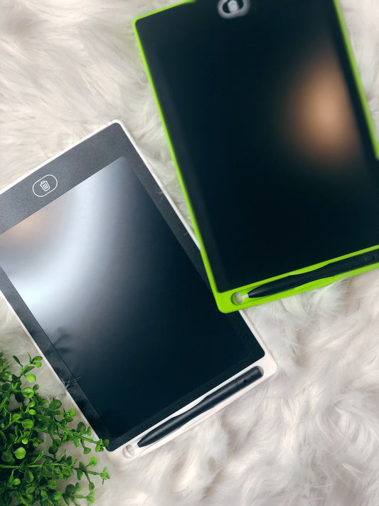 LCD WRITING TABLET GREEN OR WHITE