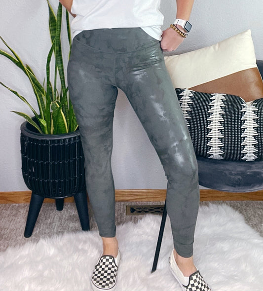 GUN METAL LEGGINGS