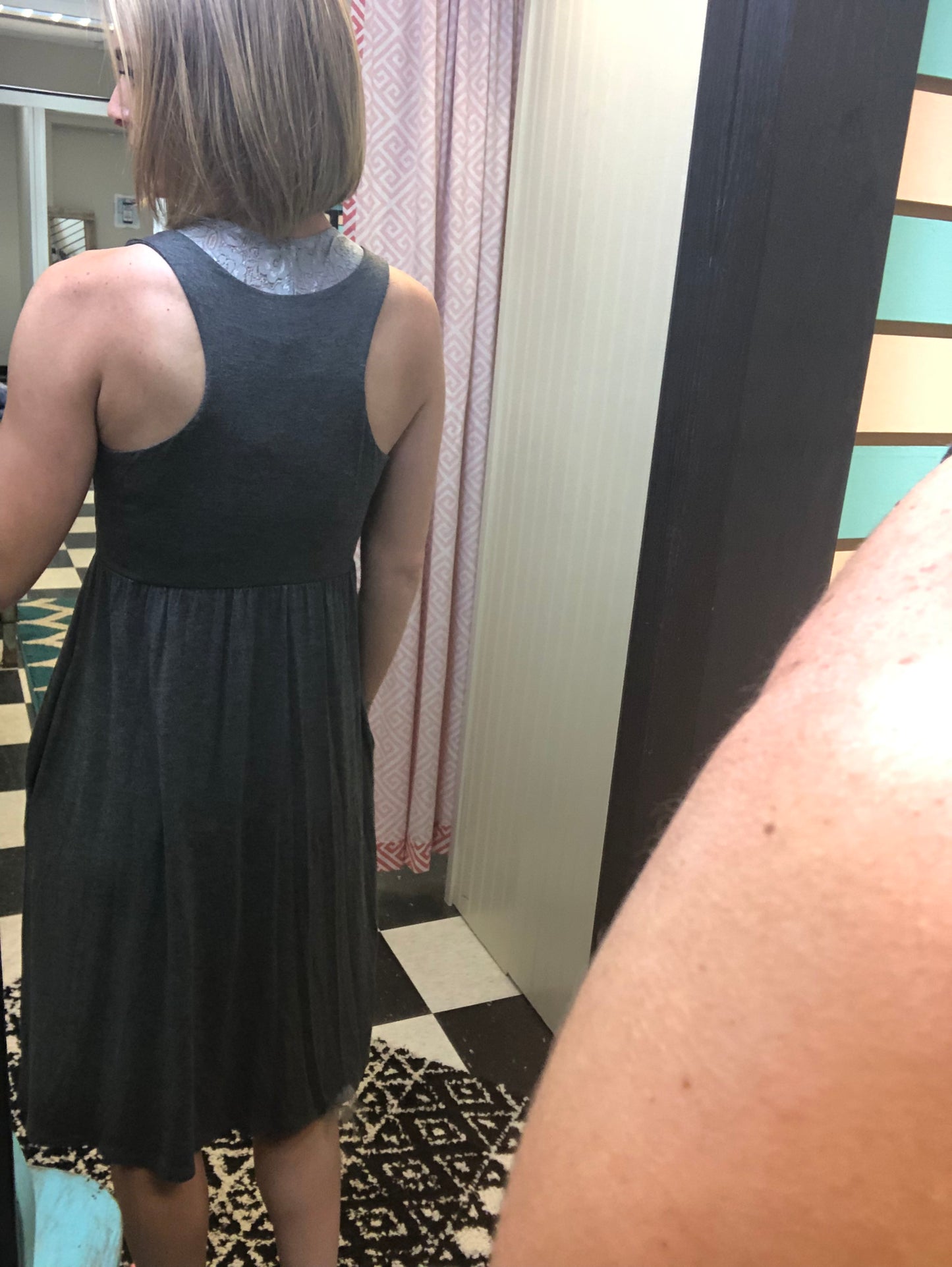 GREY TANK DRESS