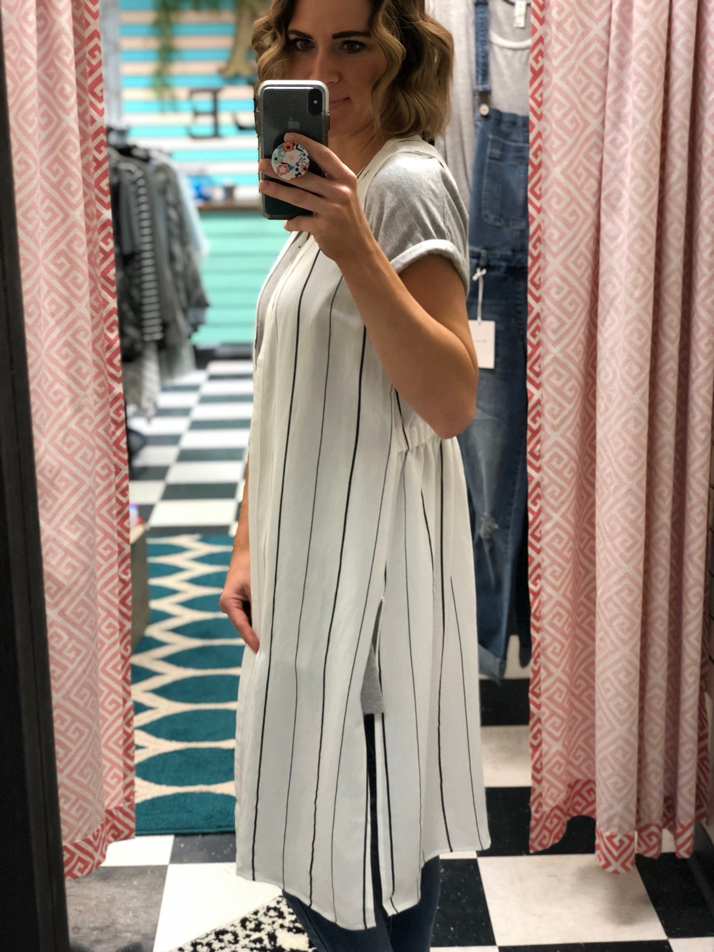 STRIPED VEST