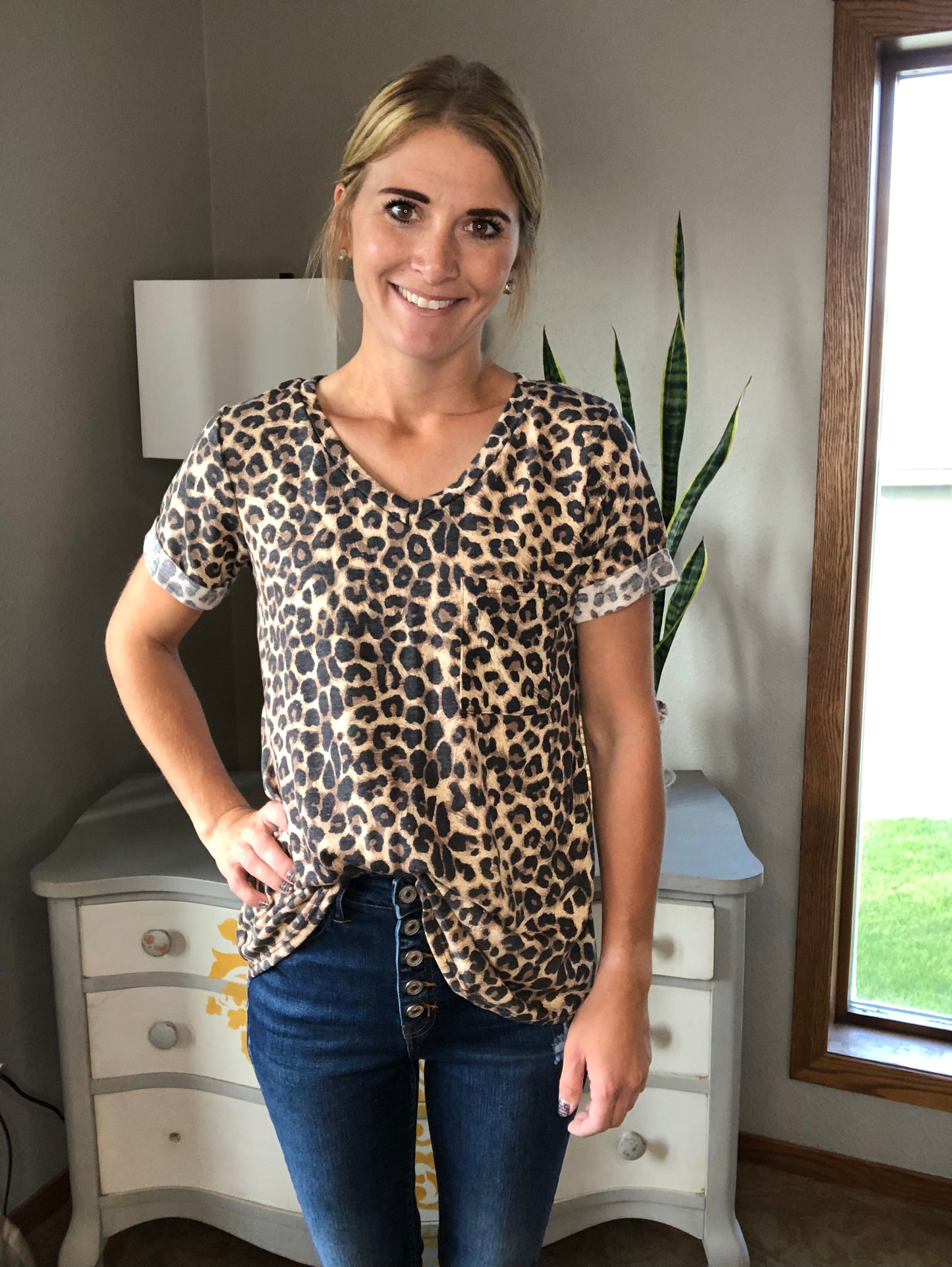 LEOPARD TEE