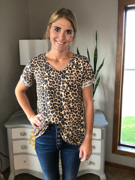 LEOPARD TEE