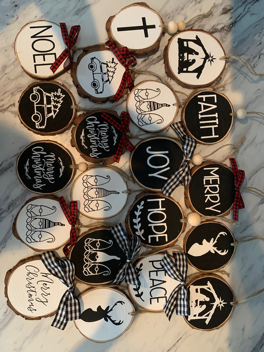 PAINTED ORNAMENTS
