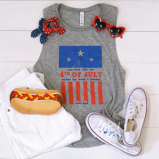 YOU LOOK LIKE THE 4TH OF JULY TANK