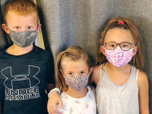 COTTON/WASHABLE KIDS MASKS
