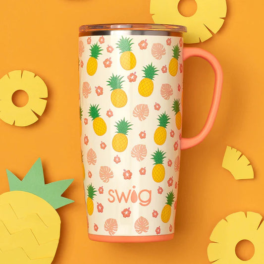 PINEAPPLE 22OZ SWIG TRAVEL MUG