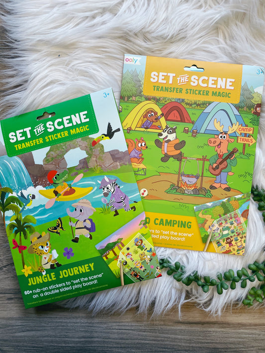 SET THE SCENE TRANSFER STICKERS-CAMPING
