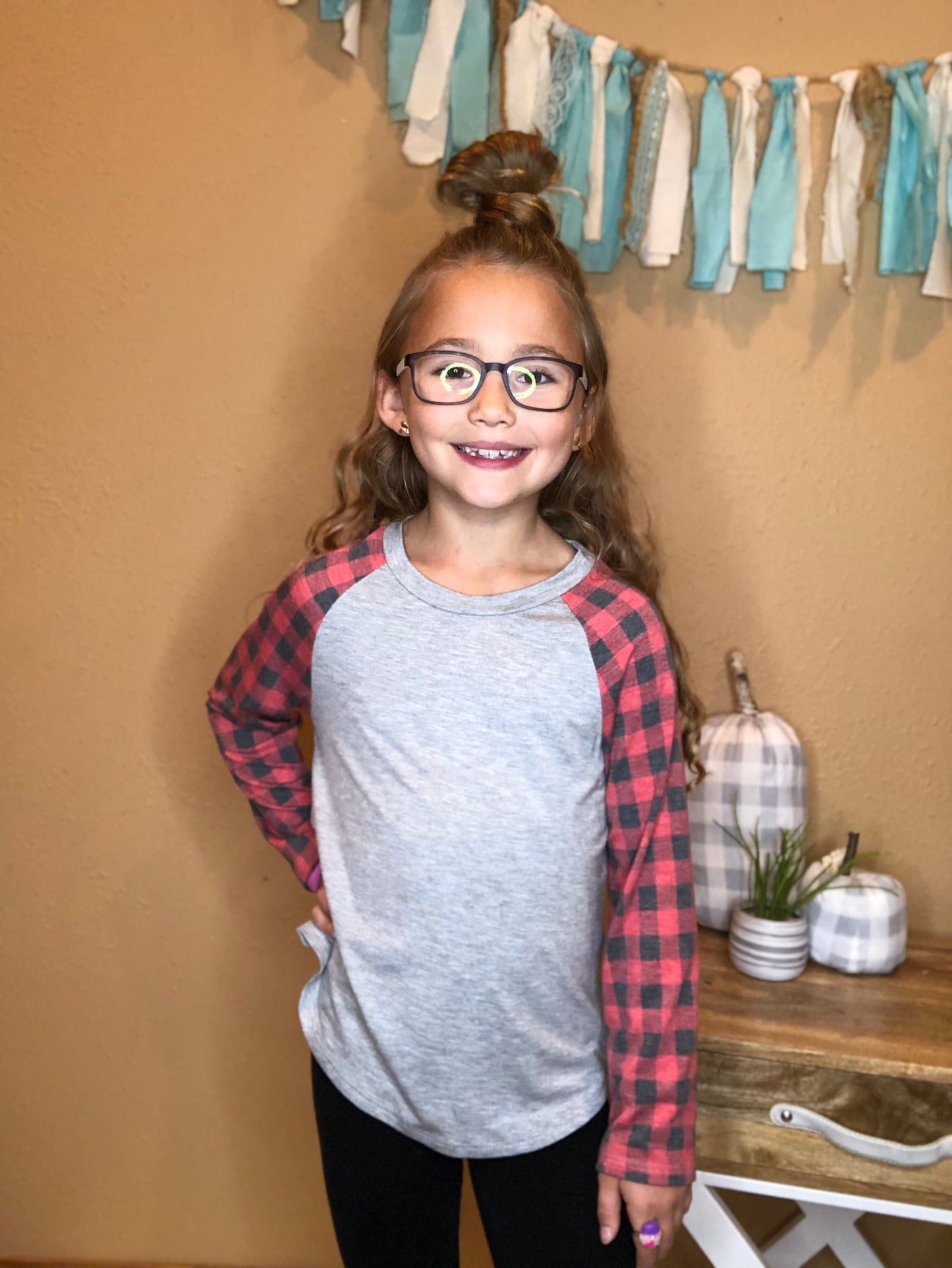 BUFFALO CHECK TOP {LITTLES}