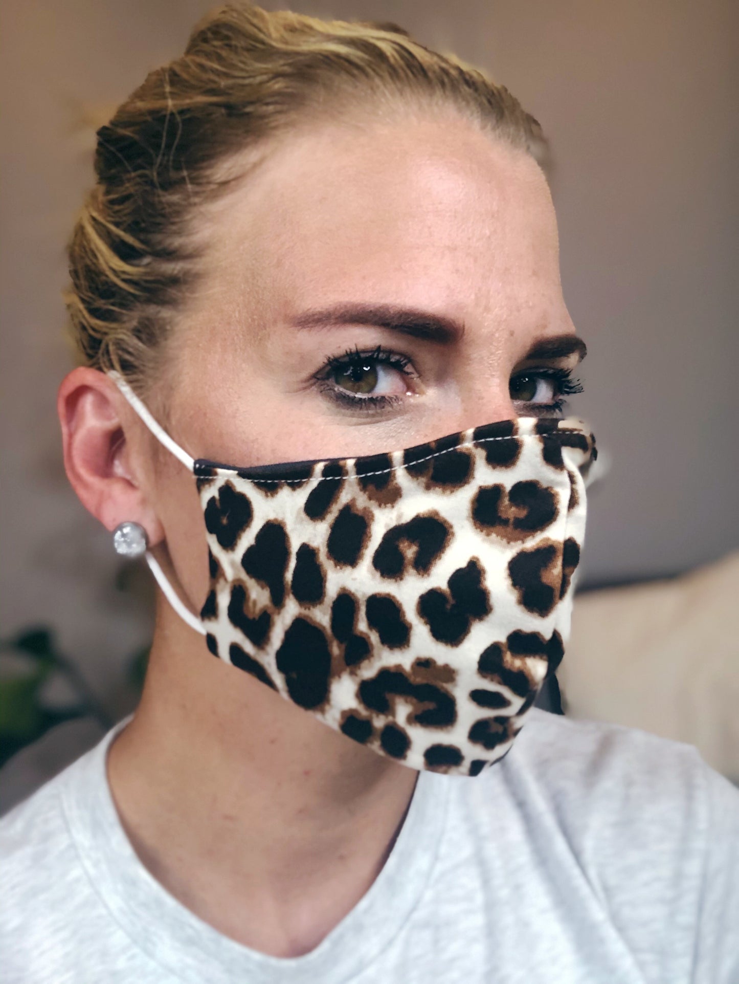 LEOPARD and TIE DYE MASK