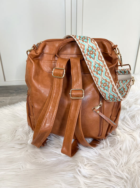 CHARIS CARAMEL BACKPACK