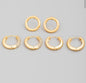 GOLD HOOP SET