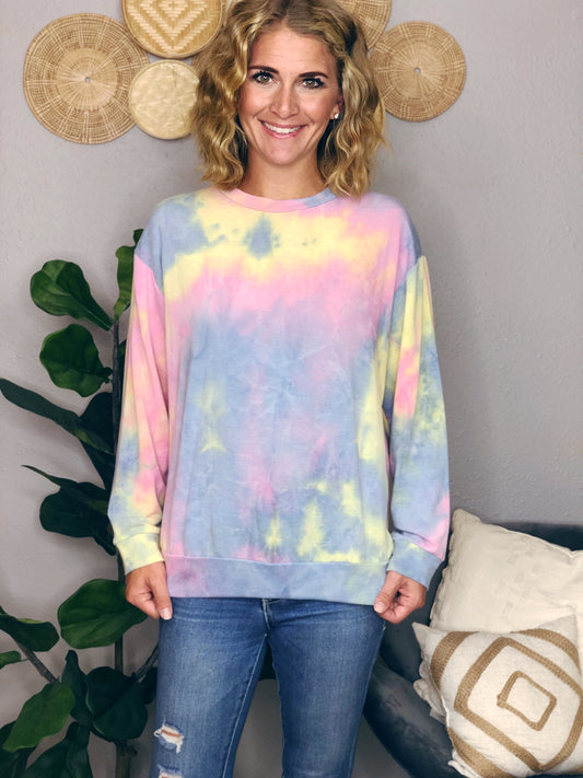 TIE DYE SWEATER