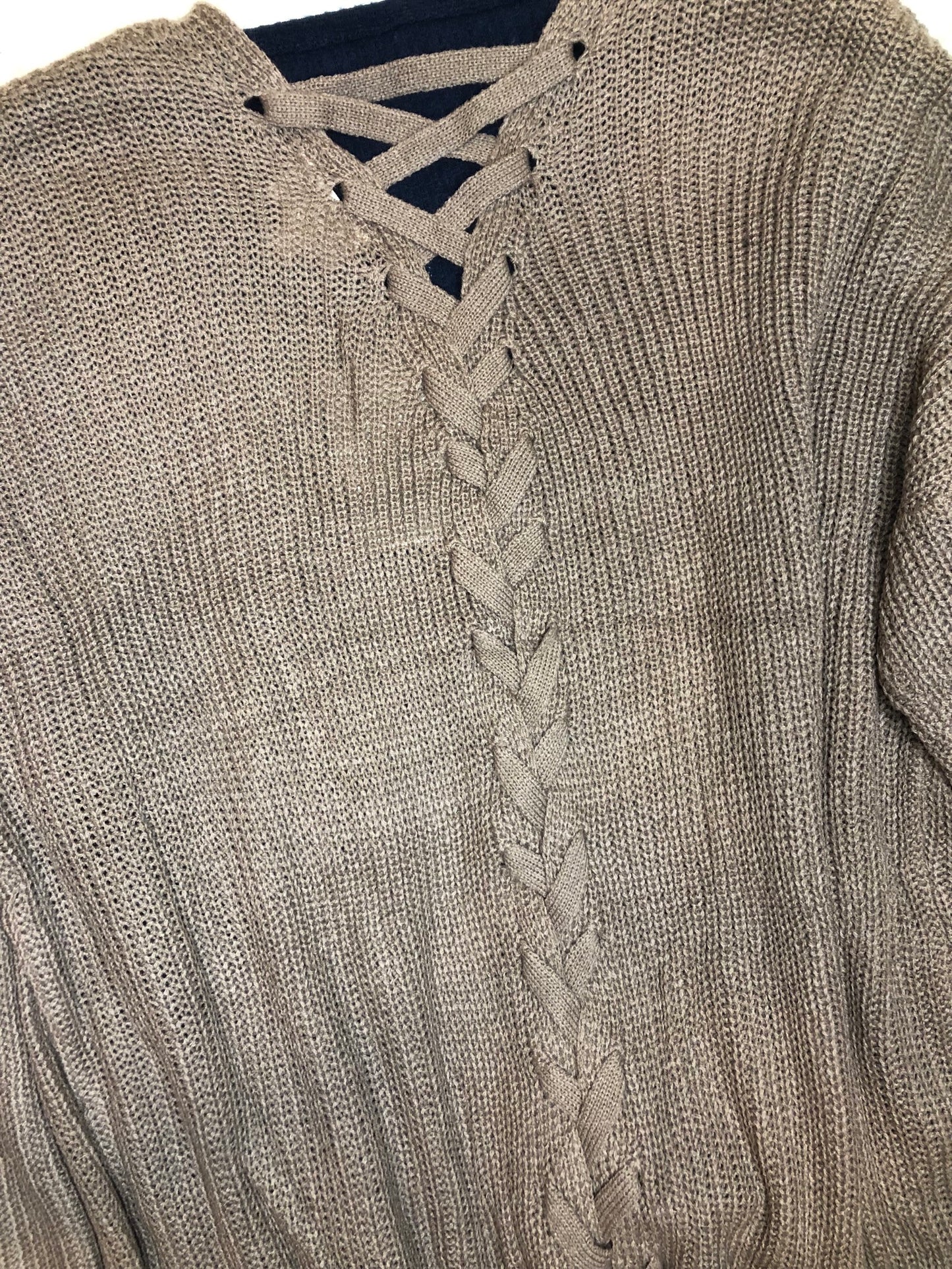 LACE BACK CARDIGAN {EXTENDED SIZES}