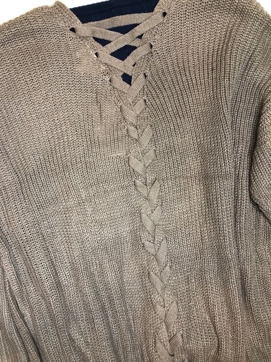 LACE BACK CARDIGAN {EXTENDED SIZES}