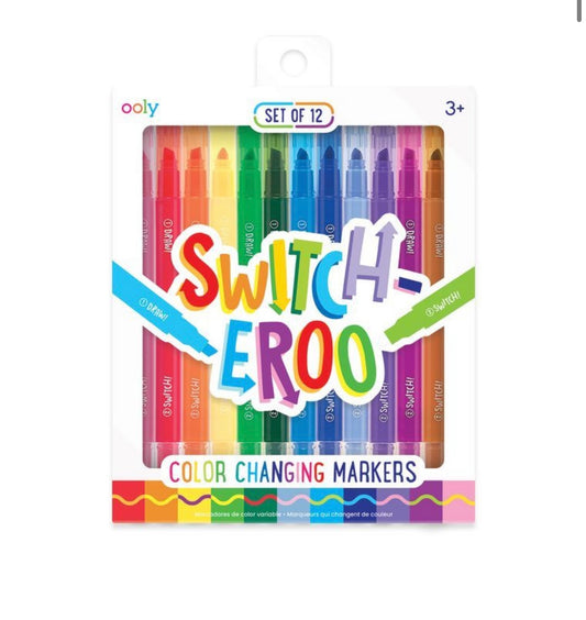 SWITCH-EROO MARKERS SET OF 12