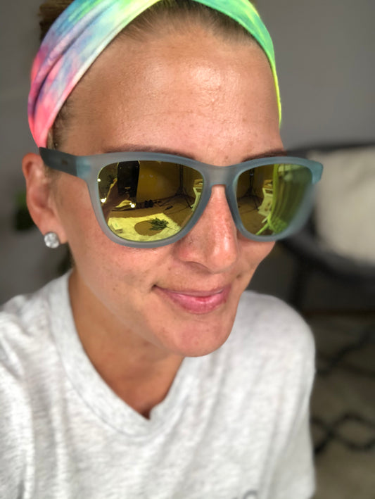 GREY/BLUE GOODR SUNGLASSES