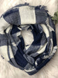 NAVY INFINITY SCARF