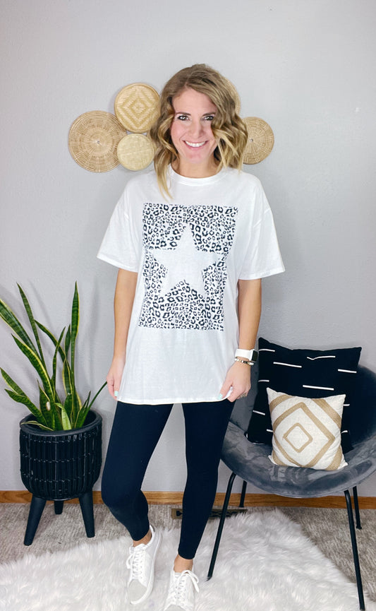 BOX STAR GAPHIC TEE