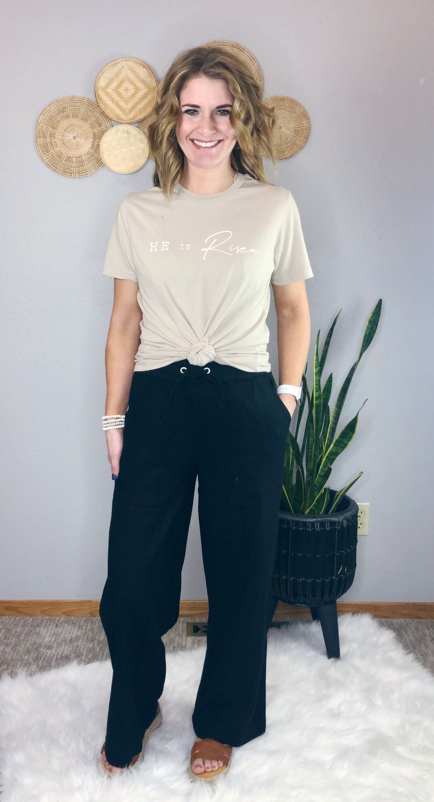 HE IS RISEN GRAPHIC TEE