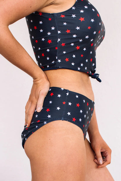 NAVY STAR BASK IN THE SUN SWIM BOTTOM