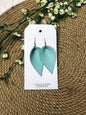 MINT LEATHER EARRING