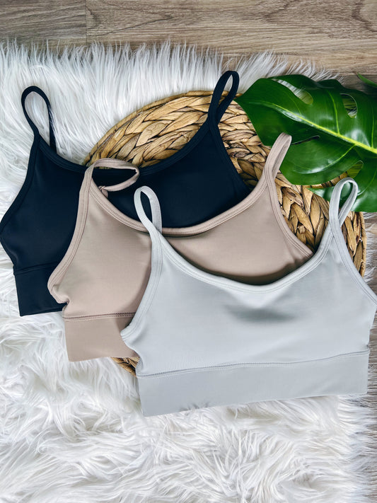 ATHLETIC ADJUSTABLE STRAP PADDED BRA