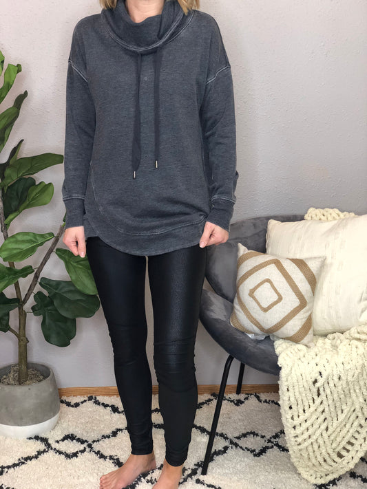 MOTO FAUX LEATHER LEGGING