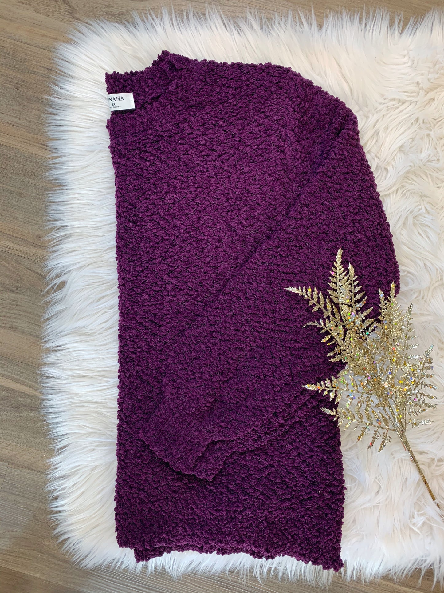 BASIC POPCORN SWEATER {EXTENDED SIZE}