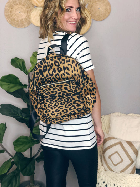 LEOPARD BACKPACK