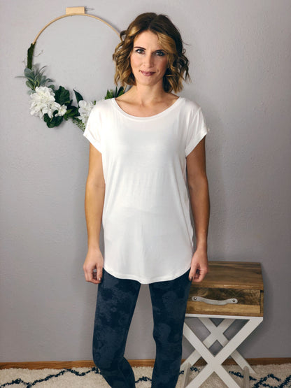 CAP SLEEVE BASIC TEE