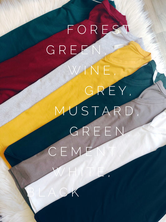 BASIC V-NECK TEE