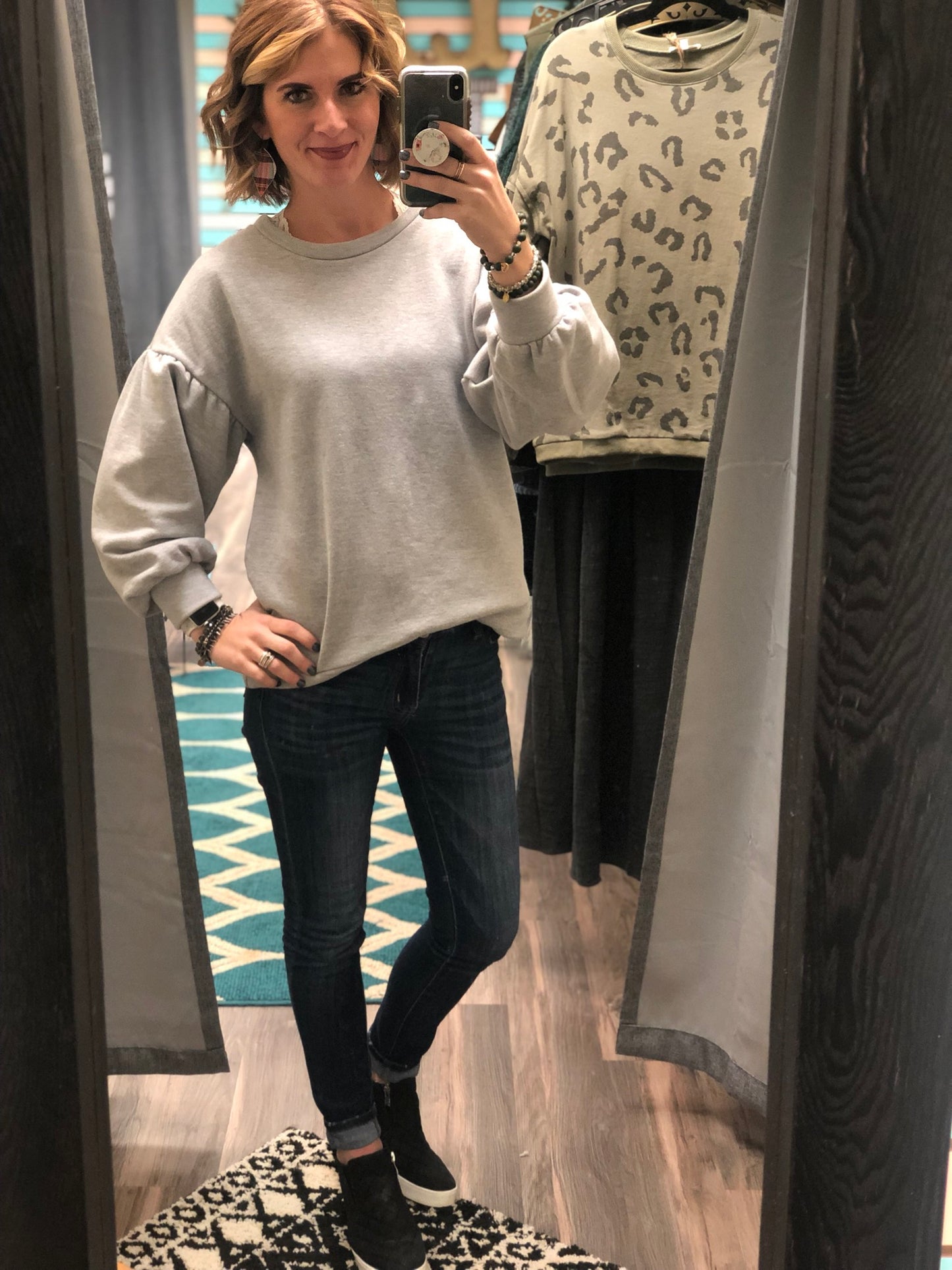 PLAID SWEATER