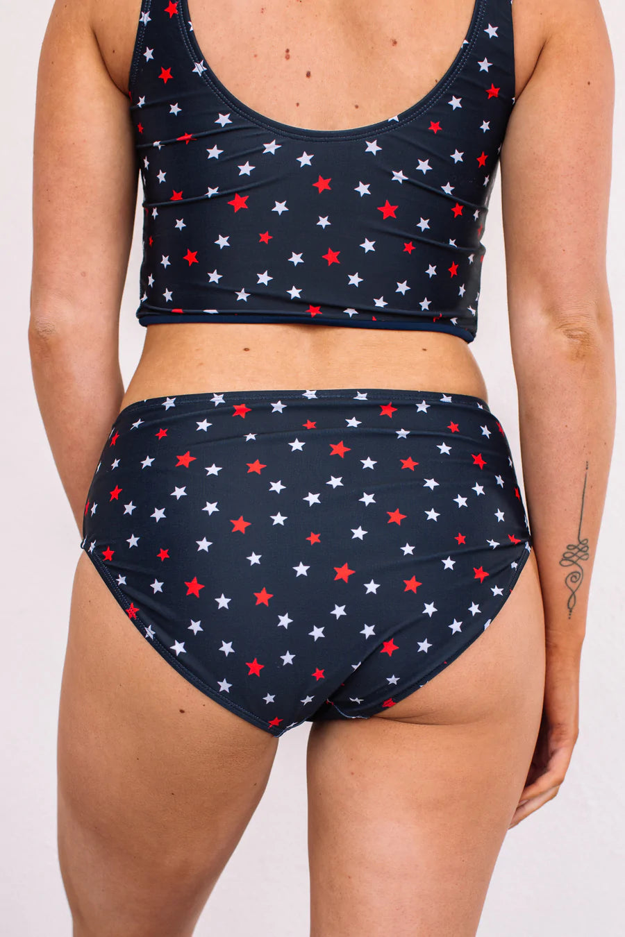 NAVY STAR BASK IN THE SUN SWIM BOTTOM
