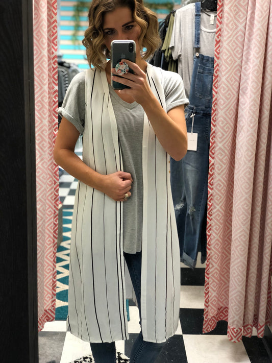 STRIPED VEST