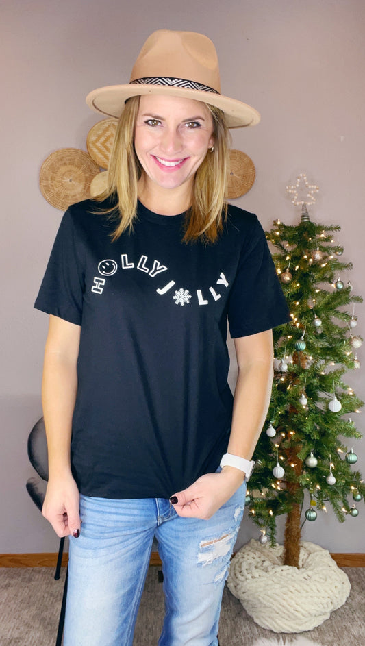 HOLLY JOLLY CHRISTMAS TEE