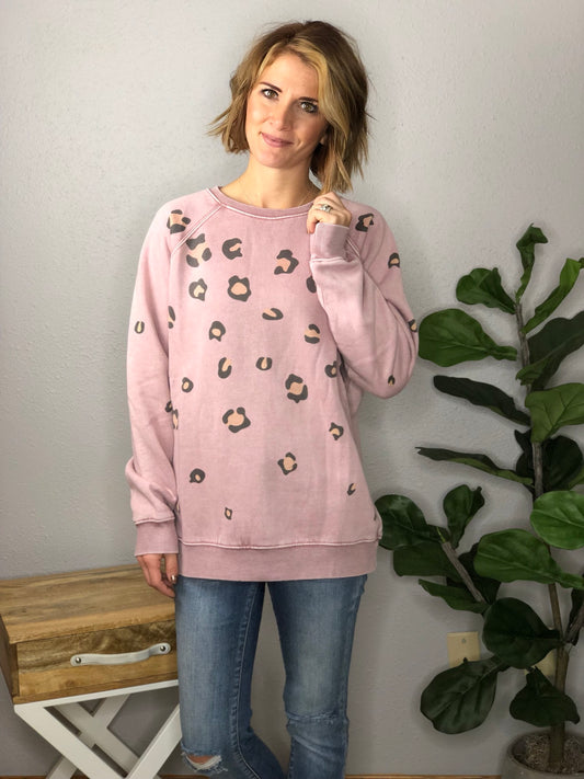 LEOPARD SWEATSHIRT