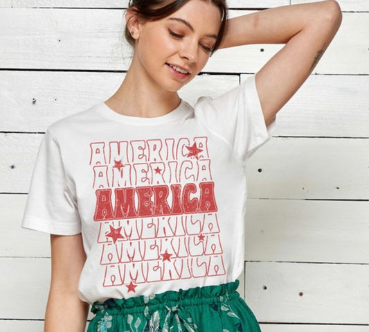 AMERICA STAR TEE