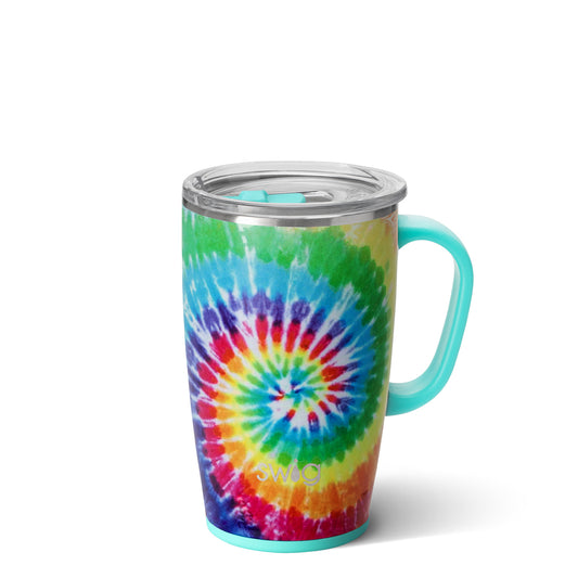 TIE DYE 18 oz SWIG W/ HANDLE