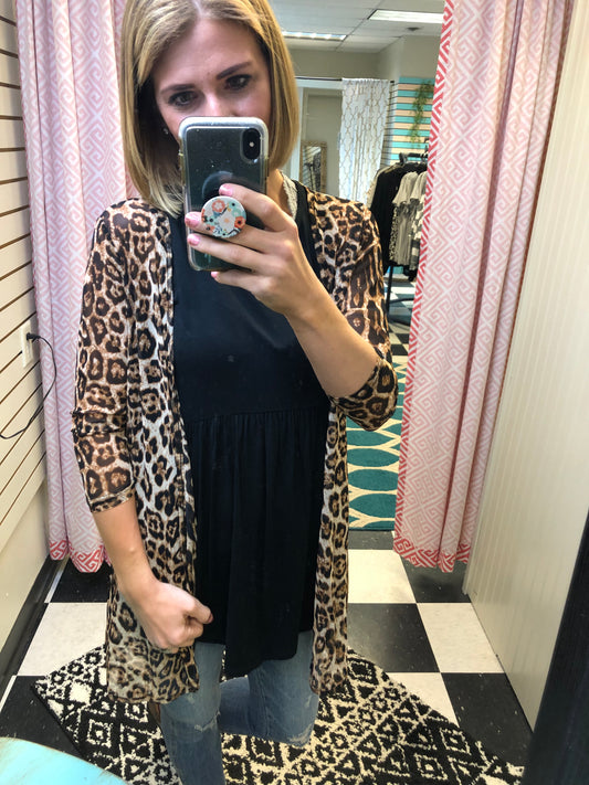 LEOPARD KIMONO