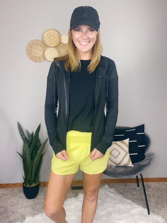 KNIT SOLID LONG SLEEVE PERFORMANCE JACKET