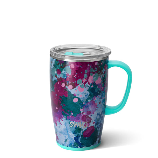18 OZ ARTIST SPECKLE MUG W/ HANDLE