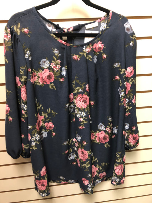 FLORAL TOP {EXTENDED SIZE}