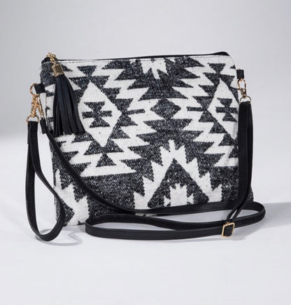 AZTEC CROSS BODY/CLUTCH BAG
