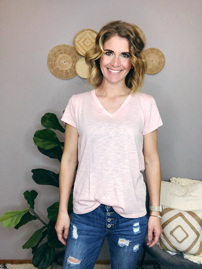 V-NECK BASIC TOP